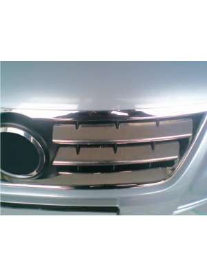 Nerezové lišty do masky Volkswagen Touareg (2002-2006)